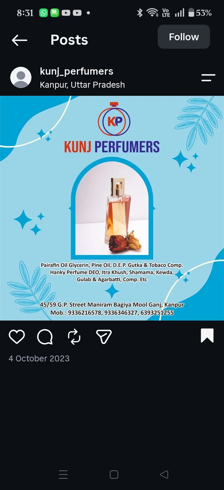 Kunjperfumers